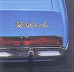 Mark Donohue signature decal for Javelin spoiler