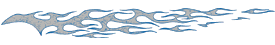 Backdraft Silver/Electric Blue & Wisp Graphic