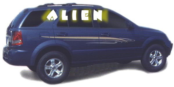 Alien side graphic