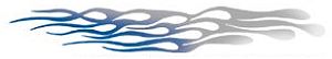 Firestorm Silver/Electric Blue/White Graphic
