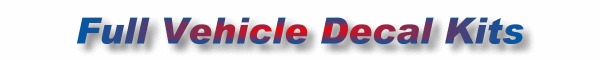 Full Vehicle Decal Kits