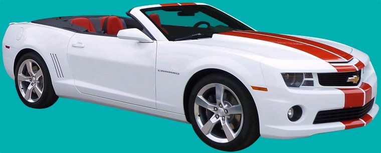 2010-11 (fits 2010-13) Camaro SS Pace Car Stripes