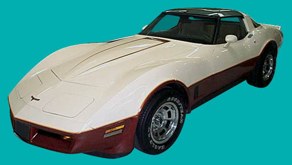 1981-82 CORVETTE C3 TWO-TONE PAINT (D84)