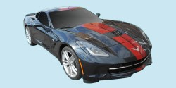 2014-19 Chevrolet Corvette Full Length Racing Stripe Kit