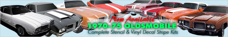 1970-1975 Oldsmobile 442 Stripe and Decal kits now available