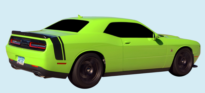 2015-20 Dodge Challenger Scat Pack Bumble Bee Stripes