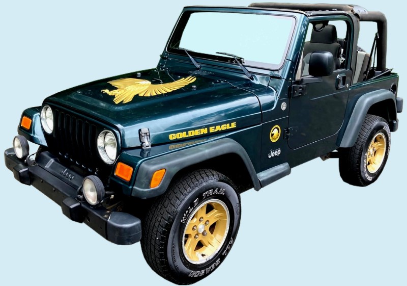 Phoenix Graphix 2006 Jeep Golden Eagle Wrangler TJ Decal and Stripe Kit