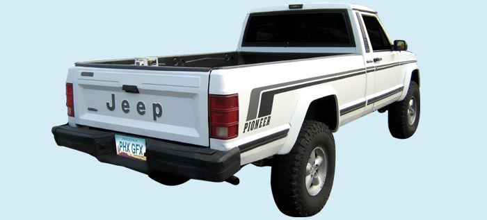 1987-92 Jeep Comanche MJ Pioneer Pickup Truck