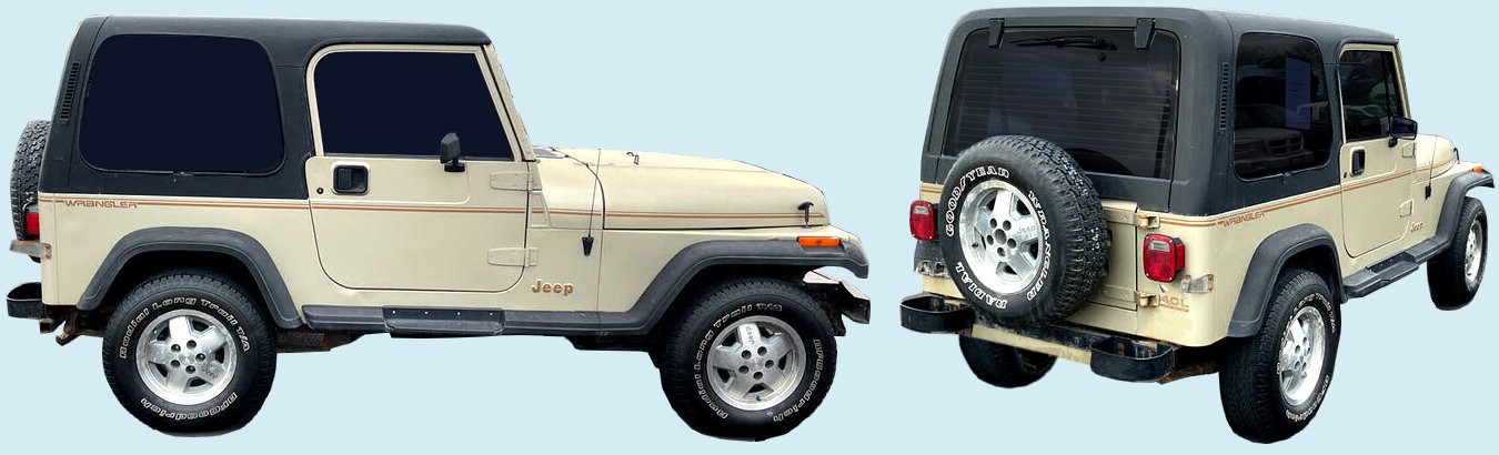 1992-94 Wrangler YJ Stripe Kit (non-Sahara)