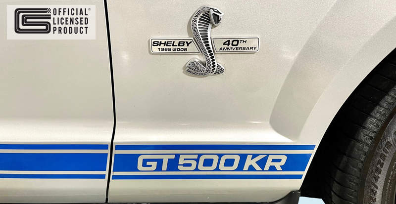 2008-09 Mustang Shelby GT500KR Rocker Stripes