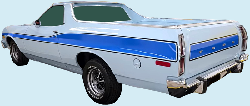 1972-1976 Ranchero GT (2-color)