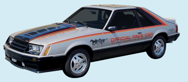 1979 Ford mustang pace car decals #10