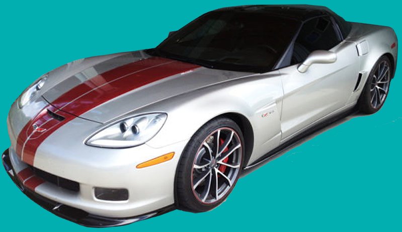 2005-13 Chevrolet Corvette C6 Full Length Racing Stripes (Dealer Accessory)