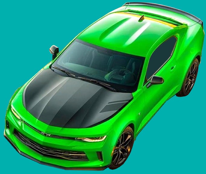 2017-18 Chevy Camaro SS 1LE Hash Mark Hood Decal