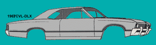 1967 Chevelle SS Deluxe Stripe Kit