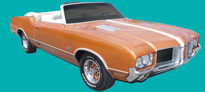 1971 Oldsmobile 442 W29 Stripes; Y73 Hood (non-AI)