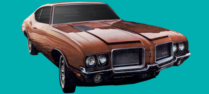 1972 Oldsmobile 442 W29 Stripes; Y73 Hood (non-AI)