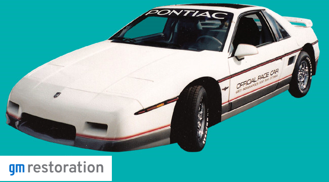 1984 INDY FIERO PACE CAR