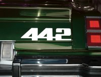 1976-77 Oldsmobile 442 Rear Deck Decal