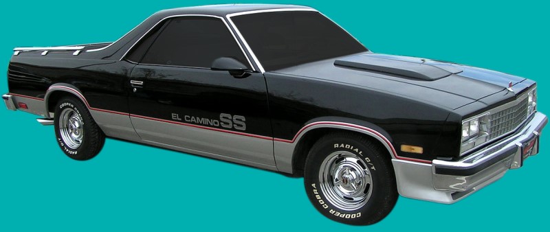 1978-87 Chevrolet El Camino SS Super Sport Sport Décore Stripes