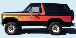 1981 Bronco/Ranger/XLT Free Wheeling Truck Chromatic Stripe