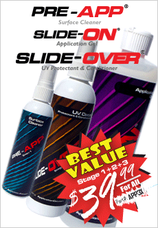 Pre-App, Slide-ON, Slide-OVER - Best Value @ $39.99