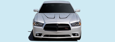 2011-2014 Dodge Charger Hood U-stripes