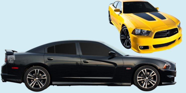 2012-14 Charger Super Bee SRT Hemi Bumblebee Stripes