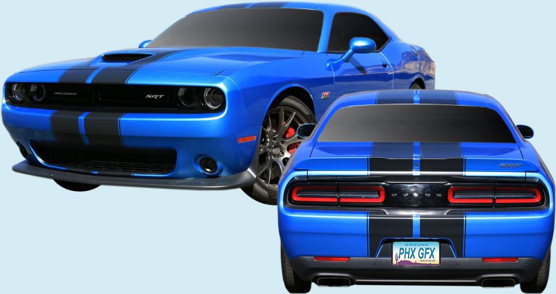 2015-20 Challenger Quad Center Stripe (Dealer Accessory)