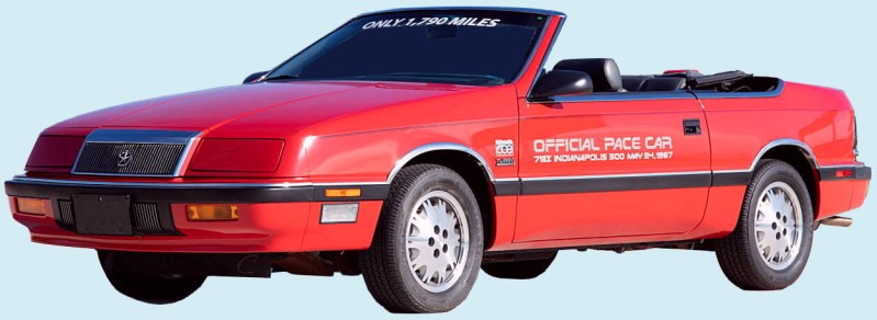 1987 Chrysler Lebaron Indy 500 Pace Car